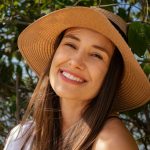 GFE escort profile with natural smile